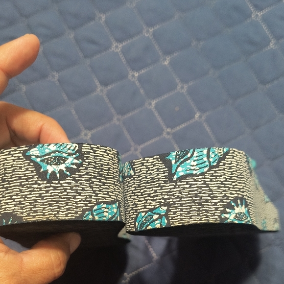 Tory Burch Teal Flip Flops - Picture 3 of 5